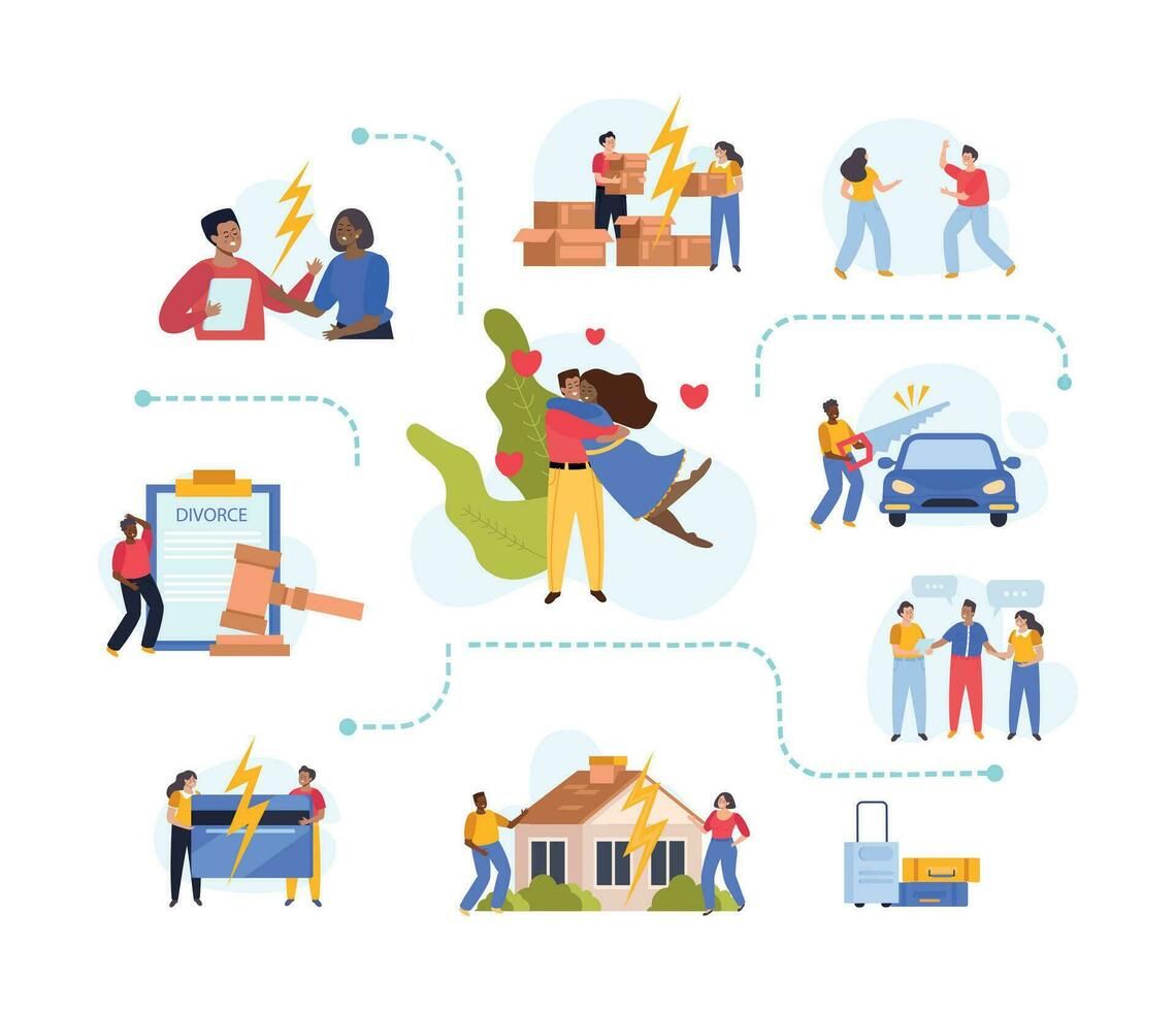 Property Division Flat Composition vector