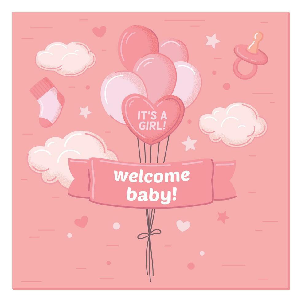 Baby Shower Cartoon vector