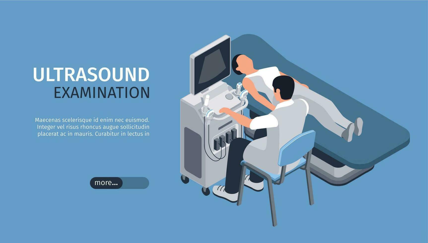 Medical Equipment Horizontal Banner vector