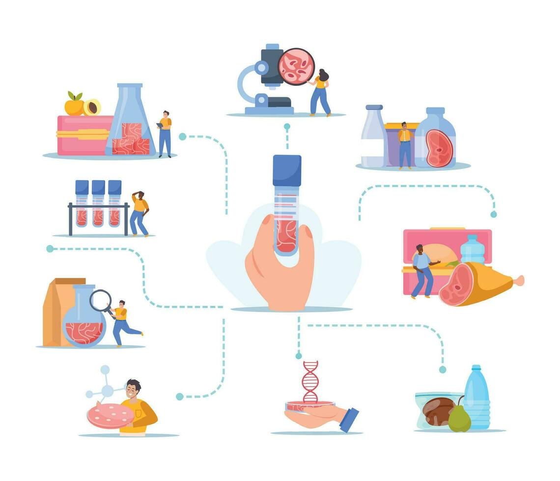 Artificial Meat Production Composition vector