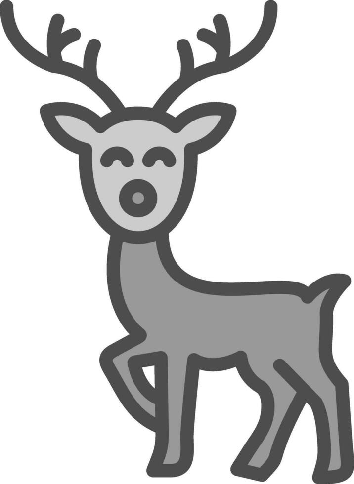 Reindeer Vector Icon Design