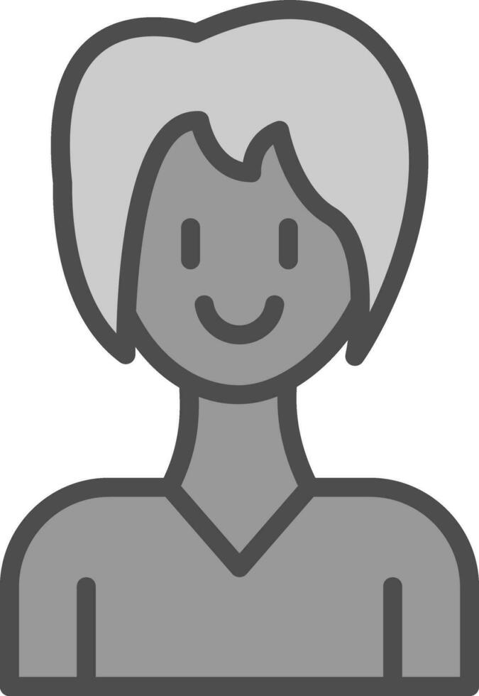 Girl Vector Icon Design