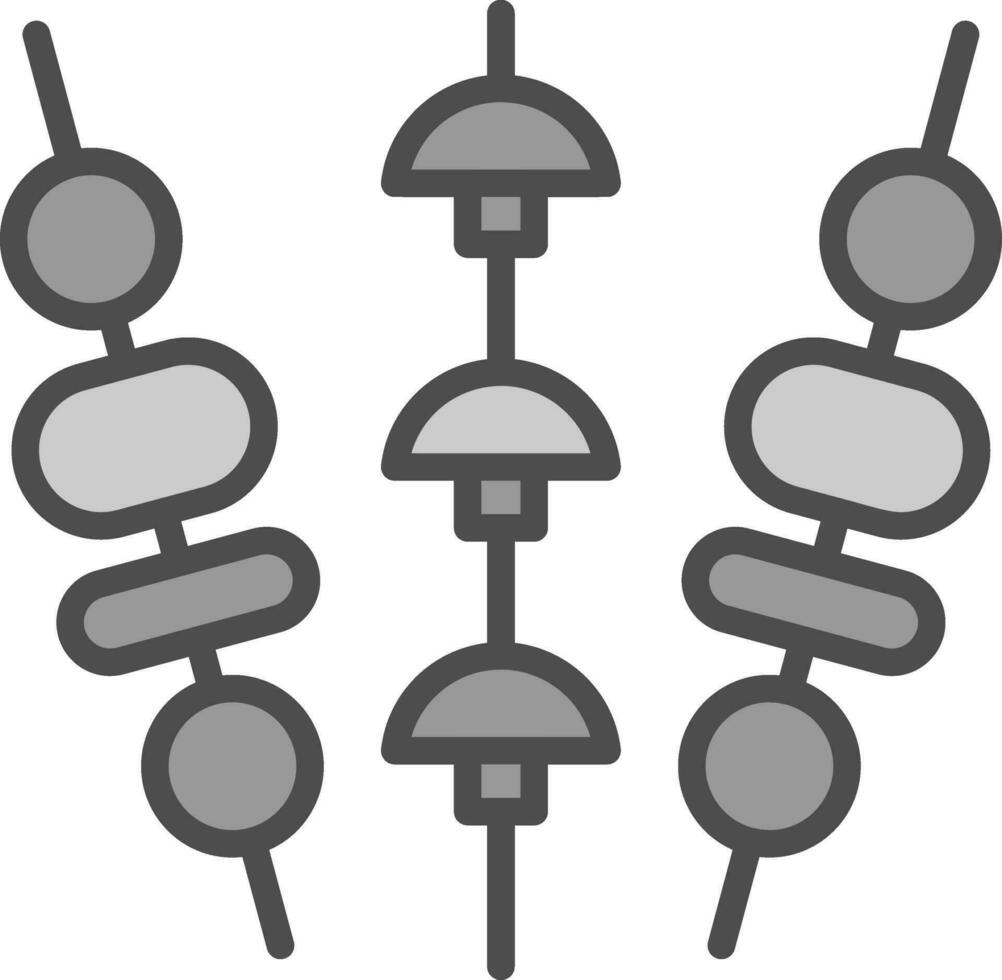 yakitori vector icono diseño
