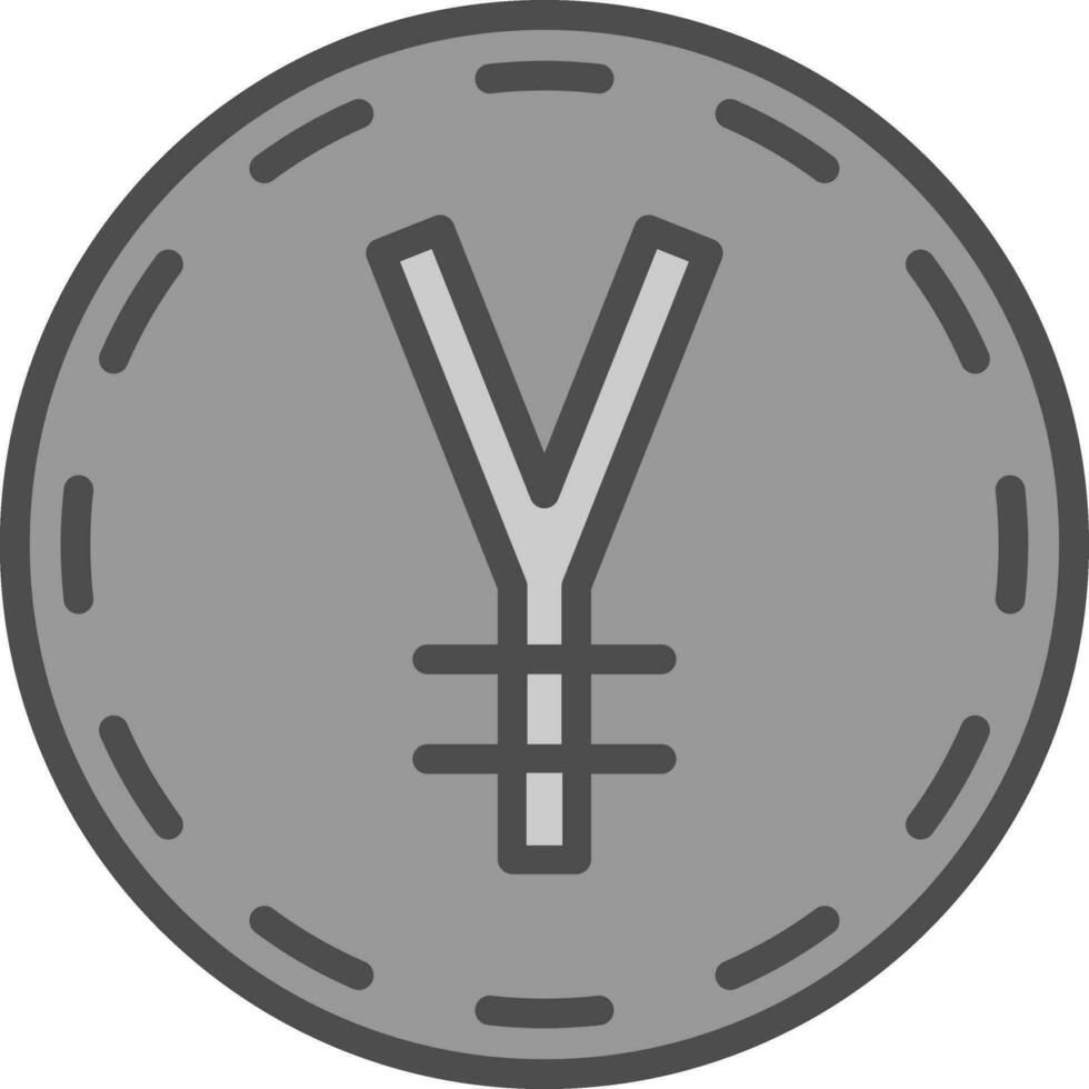 yen vector icono diseño