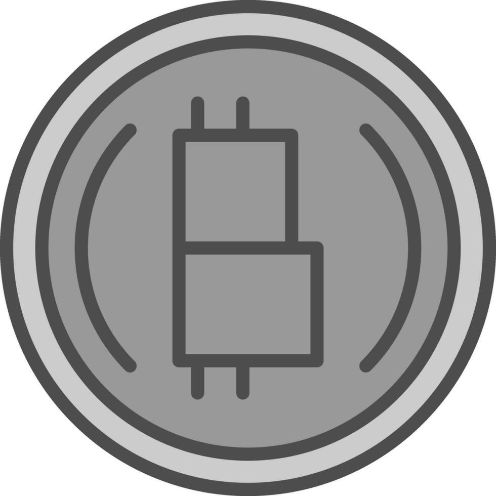 Bitcoin encryption Vector Icon Design