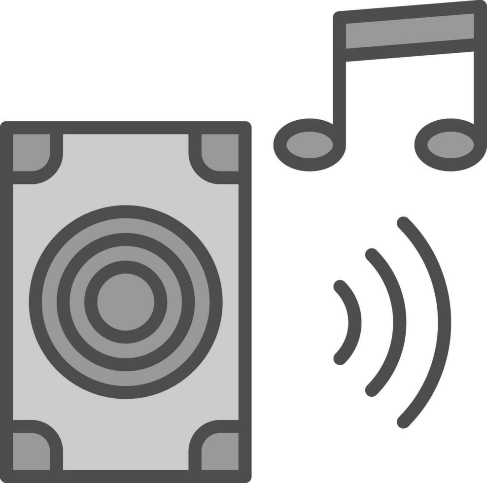 Music system Vector Icon Design