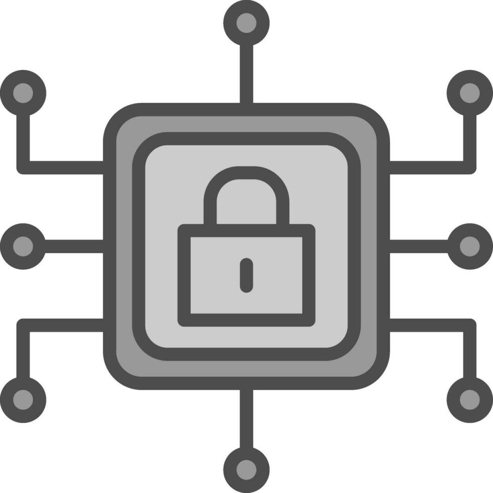 Cyber security Vector Icon Design