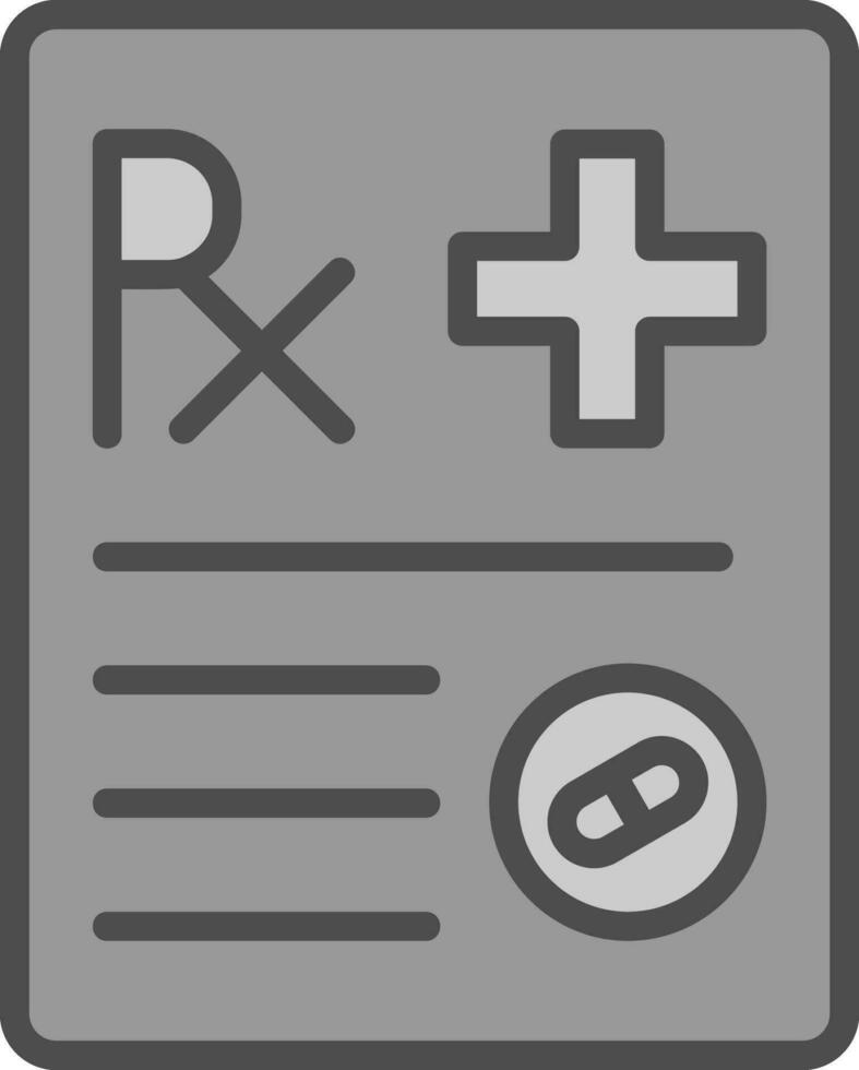 Prescription Vector Icon Design