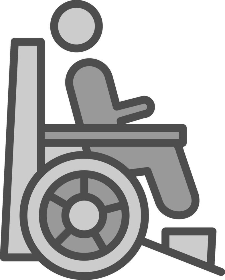 Disability Vector Icon Design