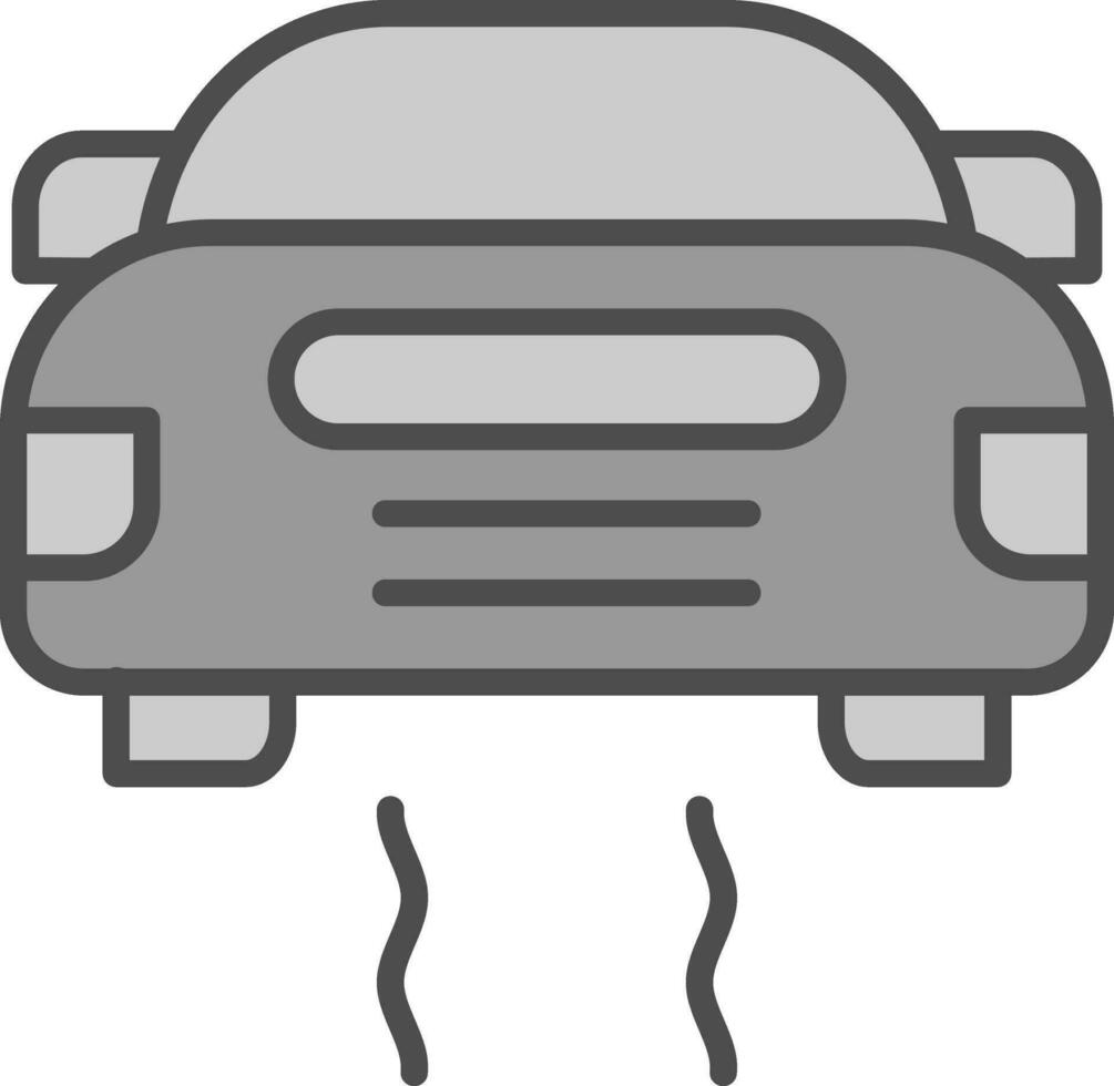 Slippery Road Vector Icon Design