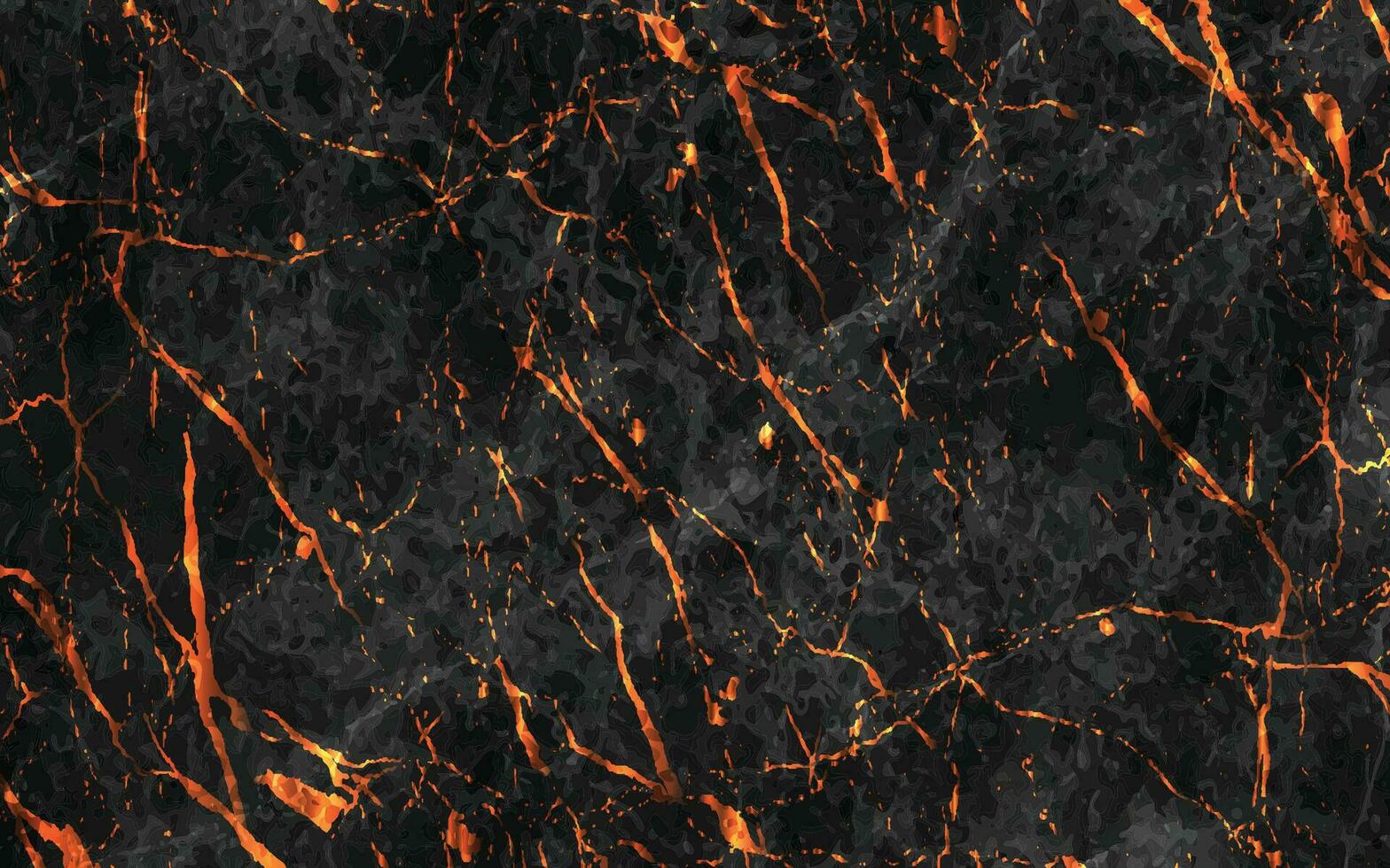 Marble patterned texture background. Abstract natural marble black and orange. vector