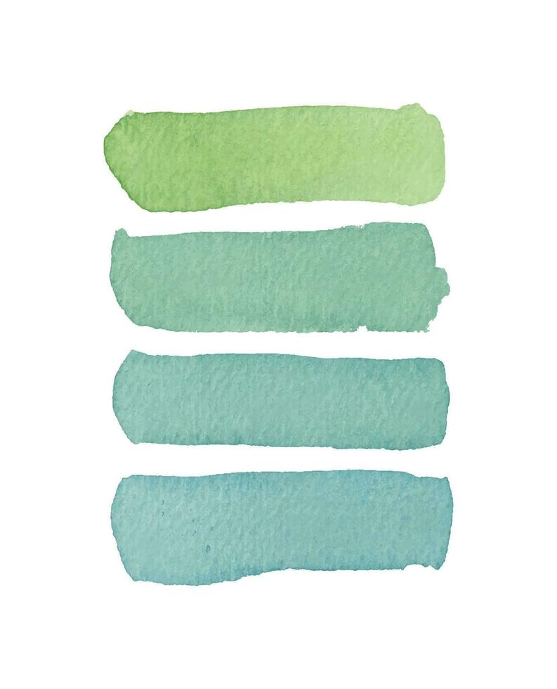 Vector brush strokes. Abstract colorful paintbrush set. Grunge design elements. Grunge painted brush for background. Vector.
