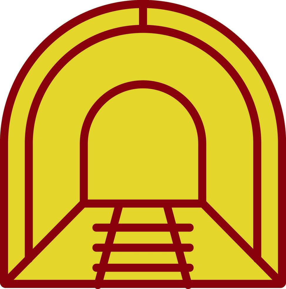 Tunnel Vector Icon Design