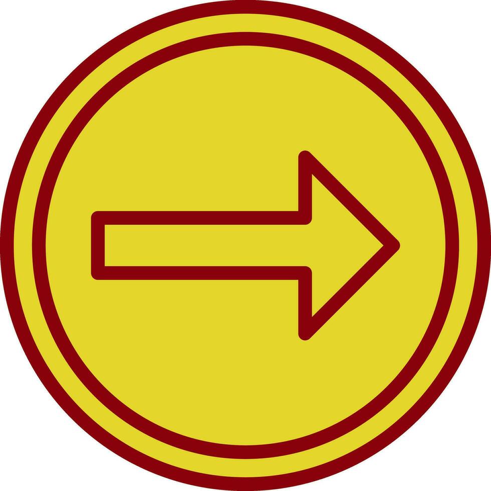 Turn Right Vector Icon Design