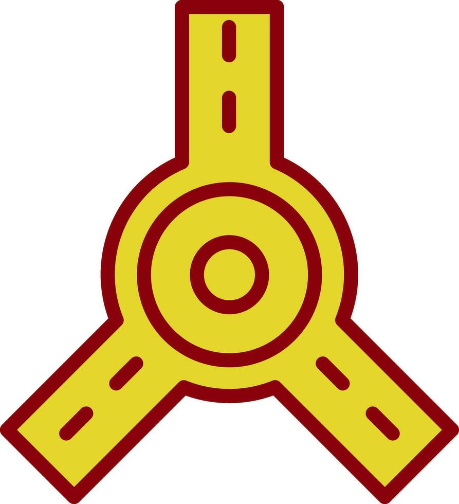 Roundabout Vector Icon Design