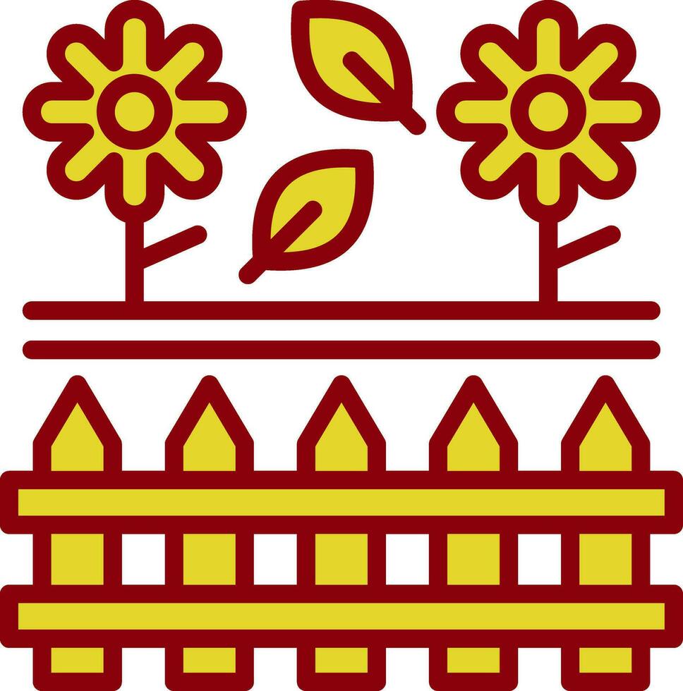 diseño de icono de vector de jardín