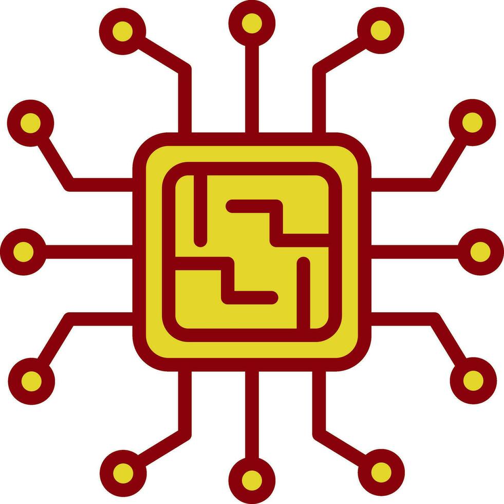 Microchip Vector Icon Design