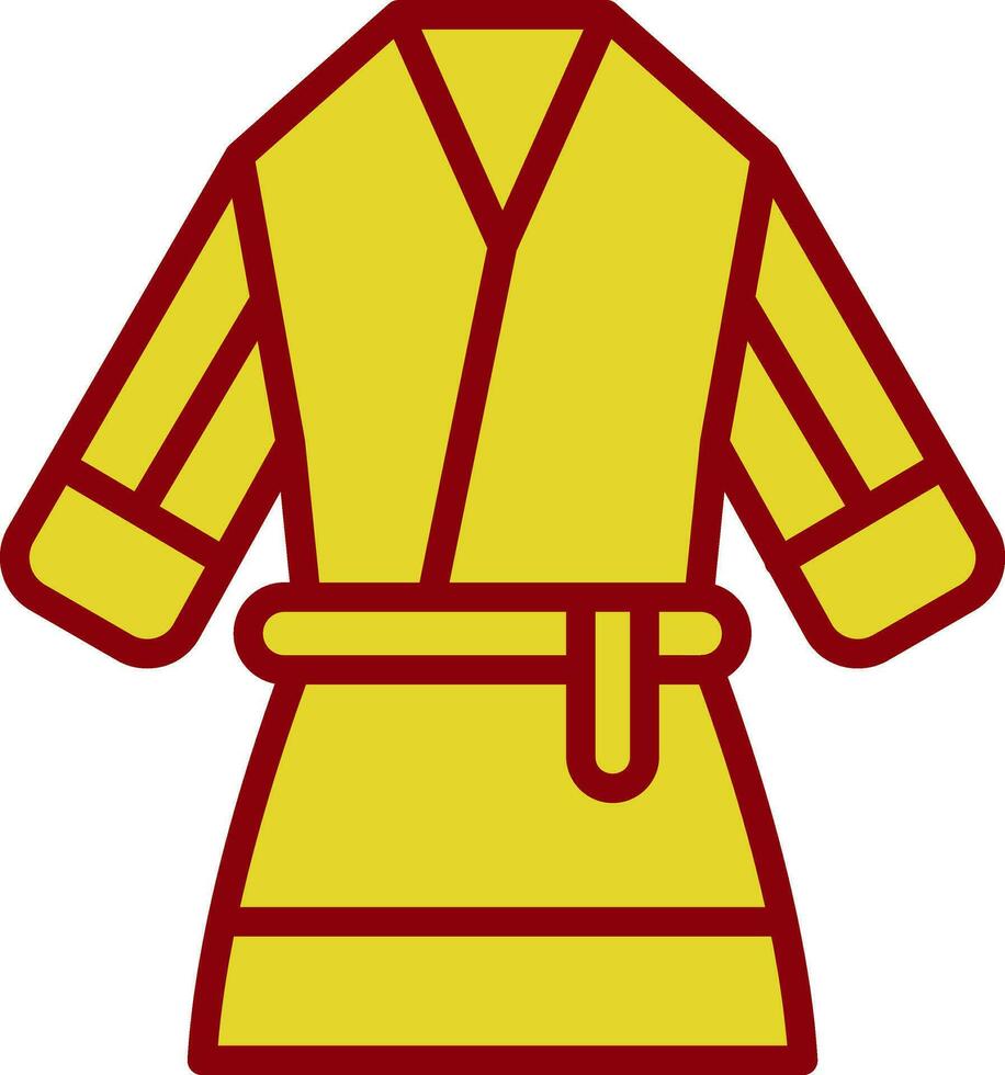 diseño de icono de vector de kimono