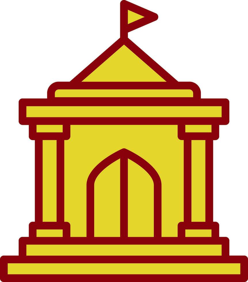 Temple Vector Icon Design