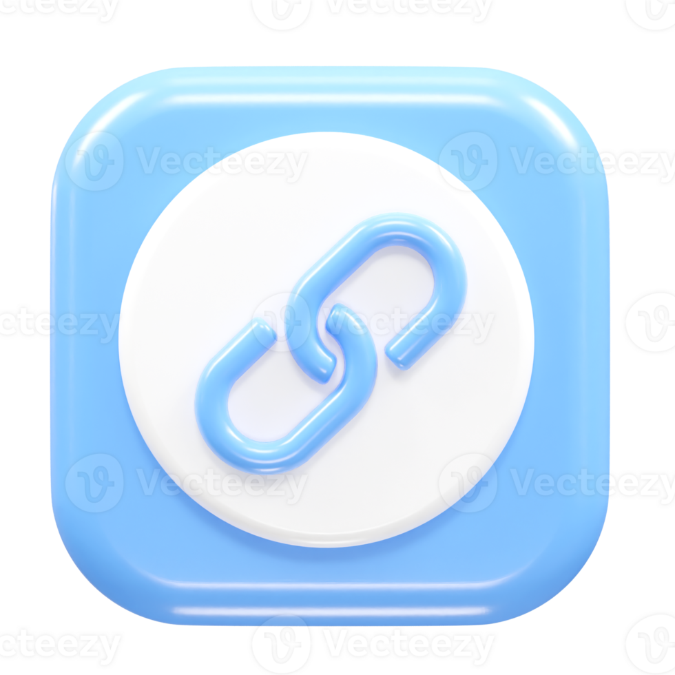 Link icon render element illustration png