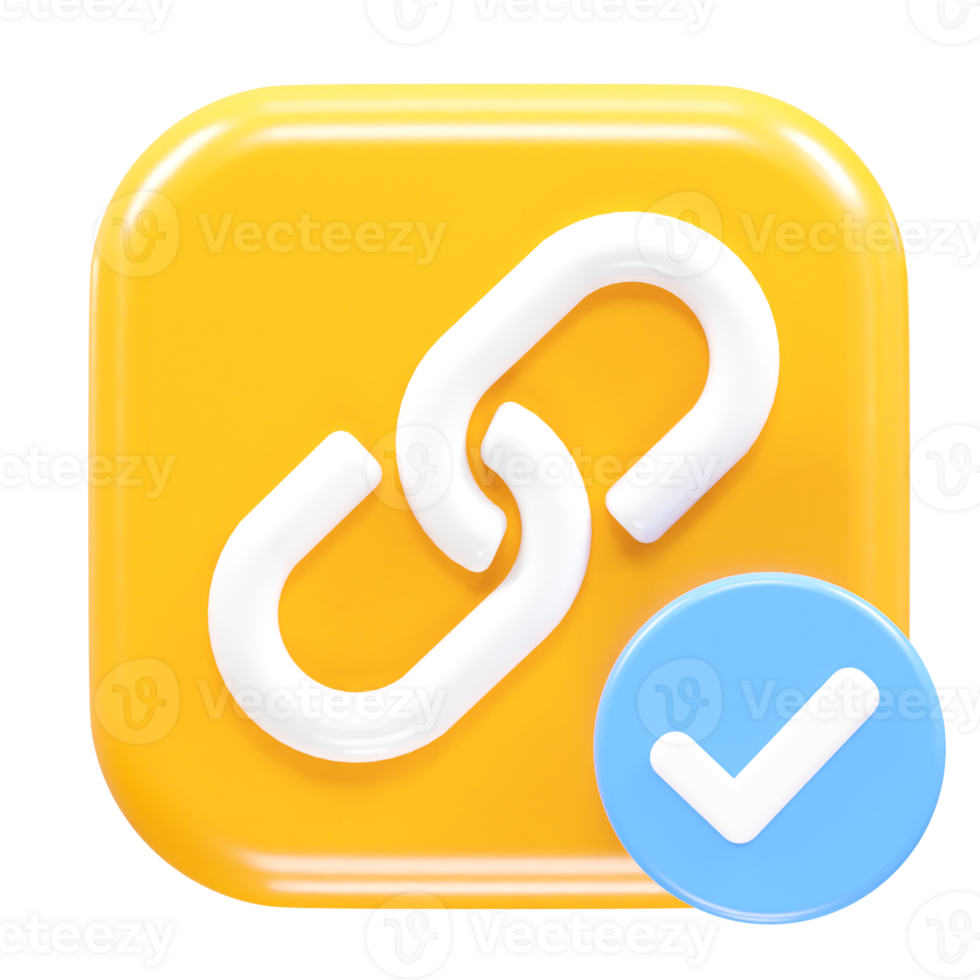 Link icon render element illustration png