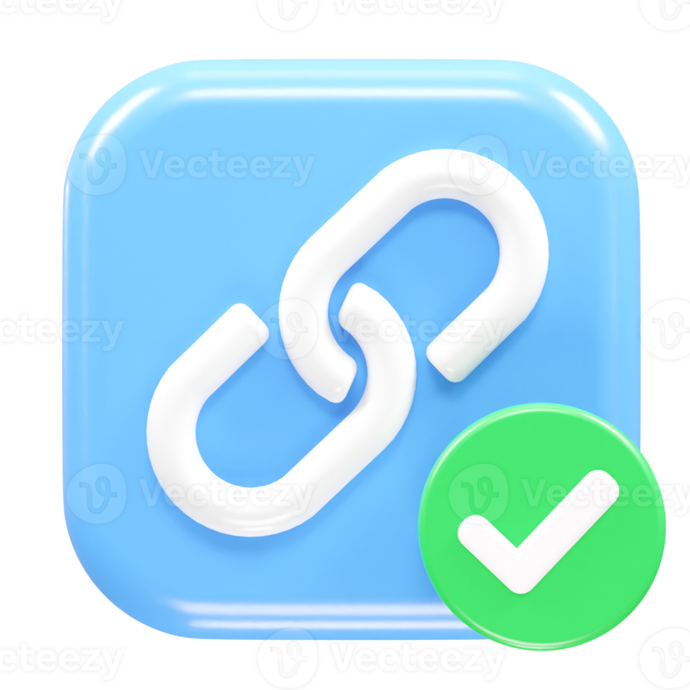 Link icon render element illustration png
