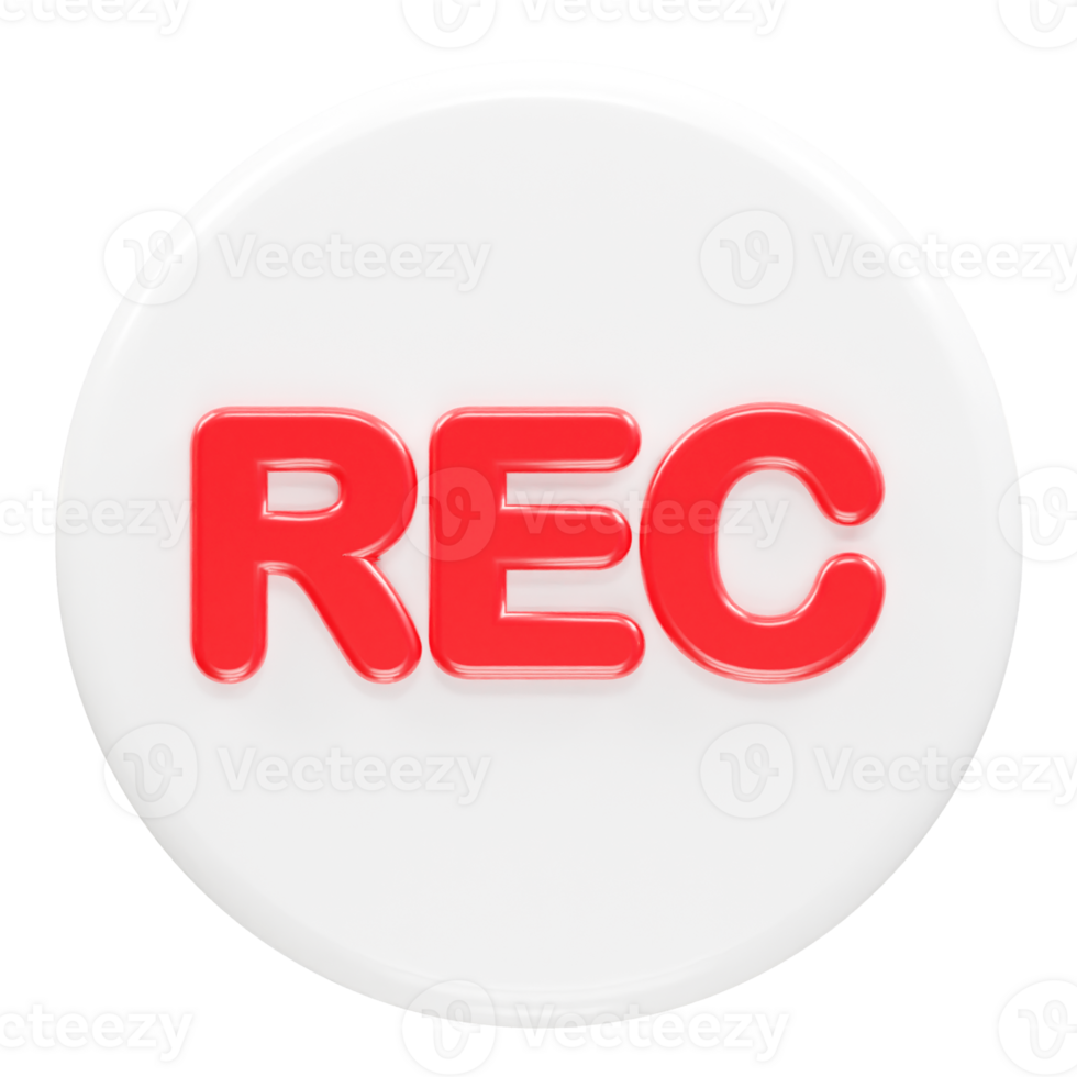 record icône illustration élément rendre png