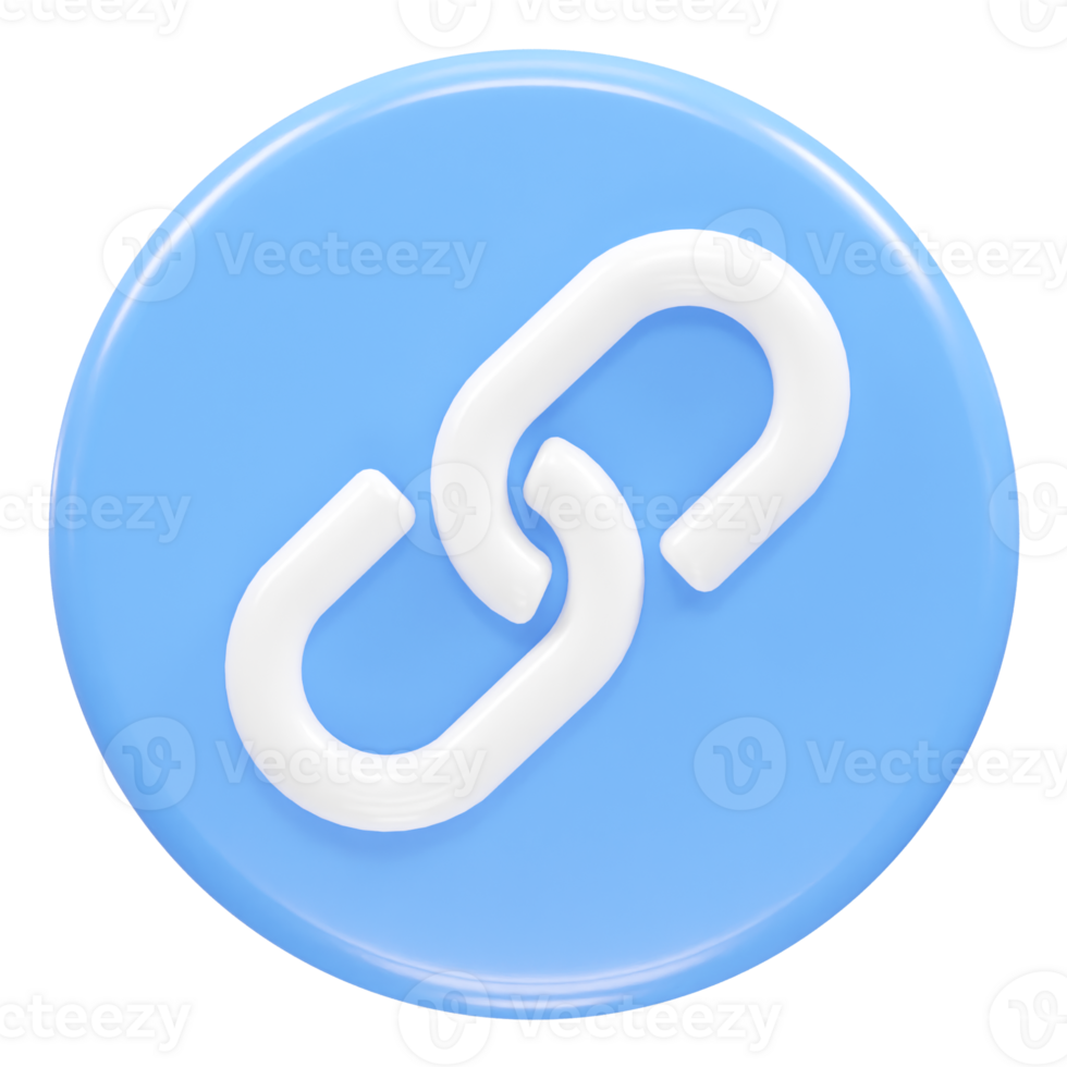 Link icon render element illustration png