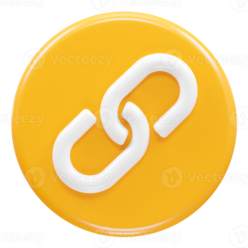 Link icon render element illustration png