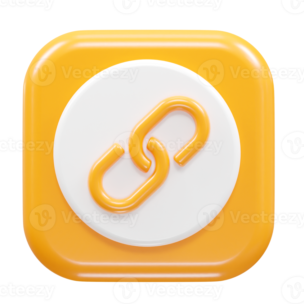 Link icon render element illustration png