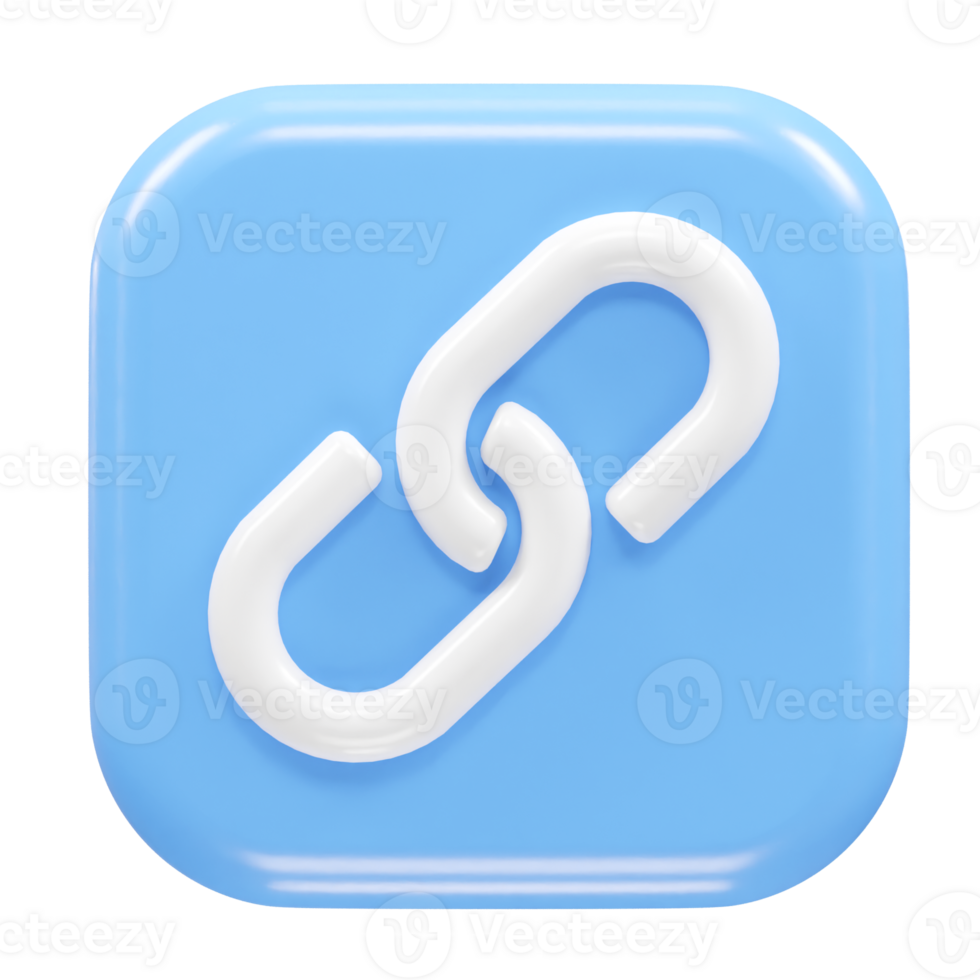 Link icon render element illustration png
