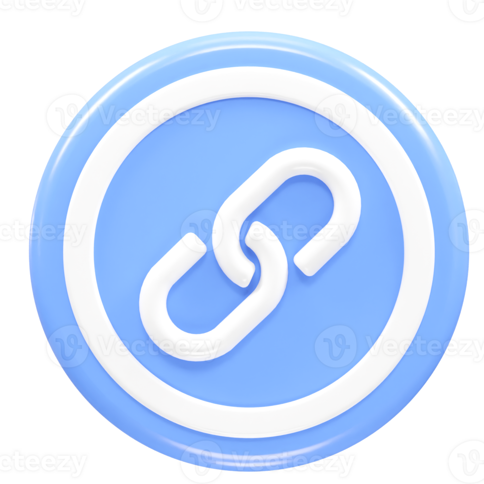 Link icon render element illustration png