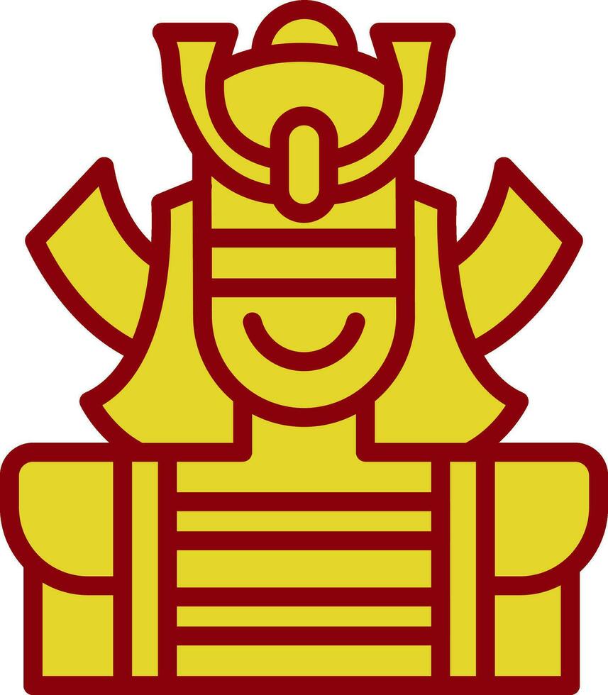 samurai vector icono diseño