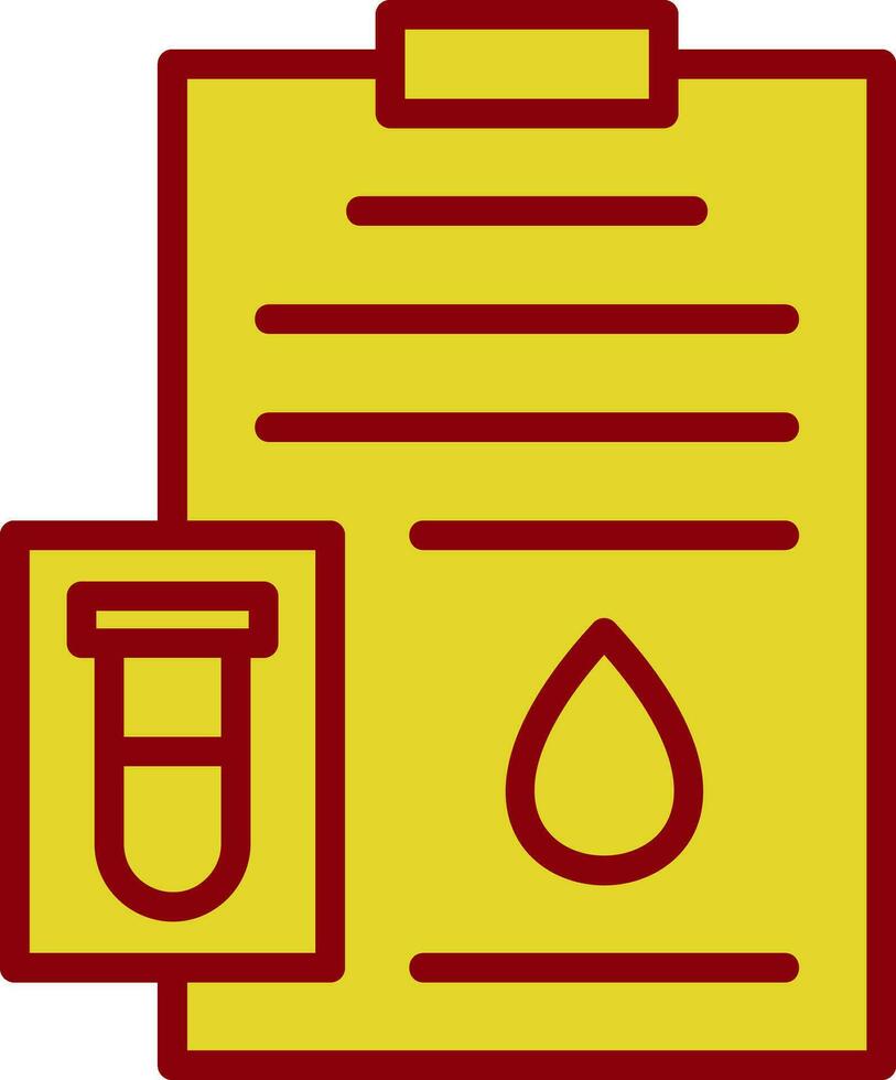 Blood Test Vector Icon Design