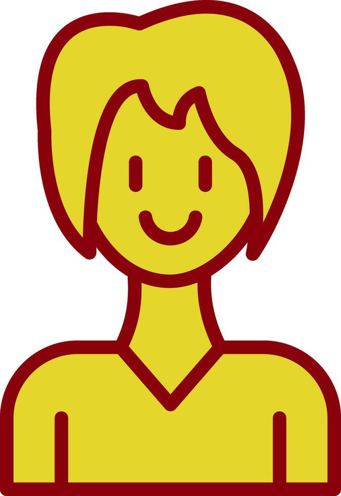 Girl Vector Icon Design