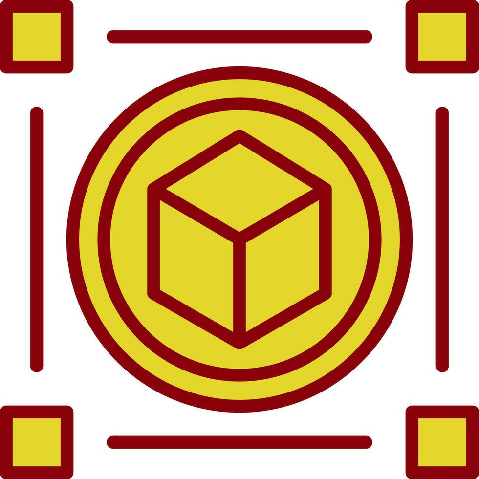 Blockchain Vector Icon Design