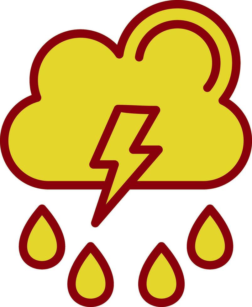 diseño de icono de vector de tormenta