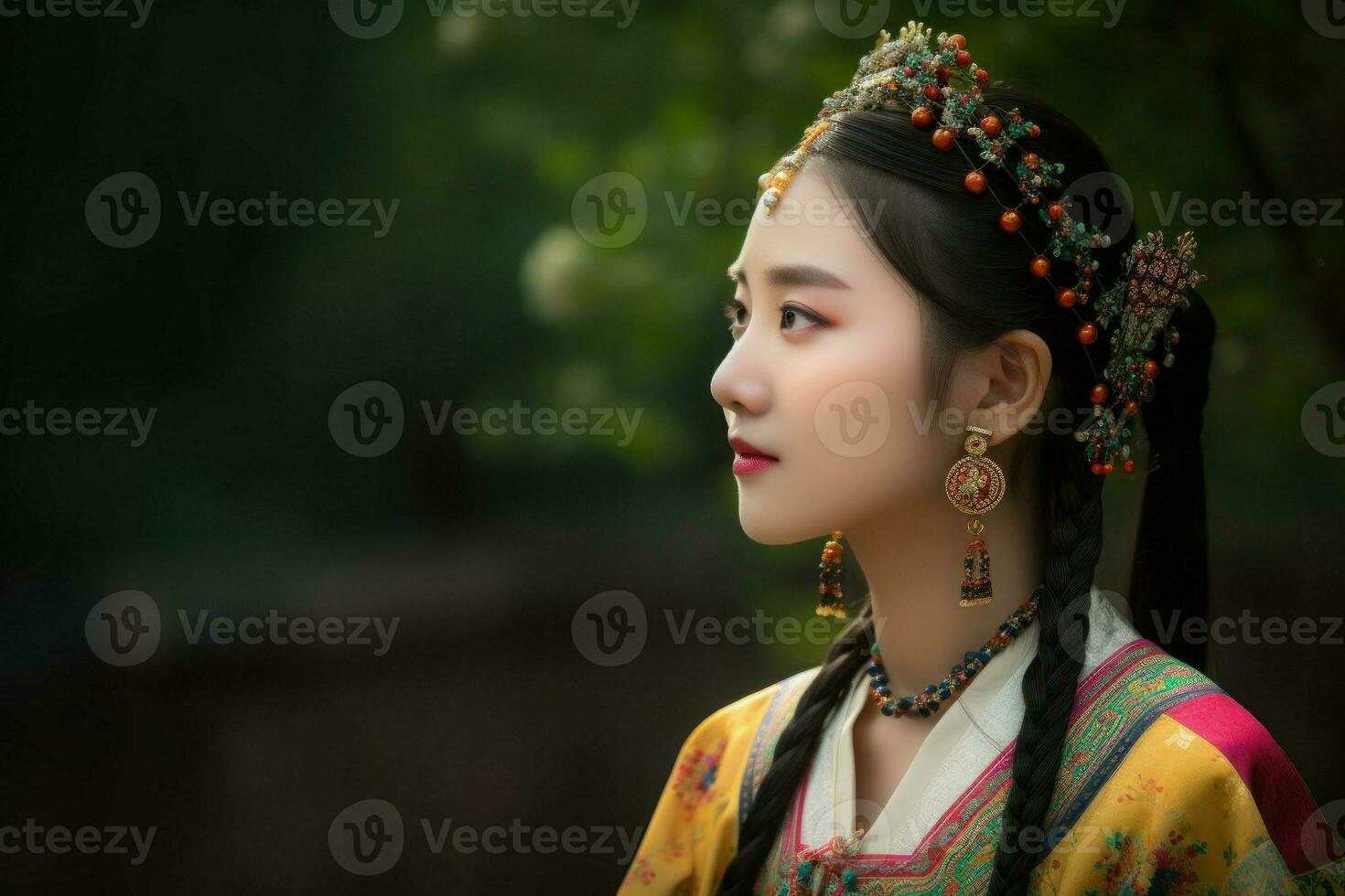 Chinese star girl. Generate Ai photo