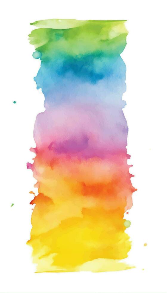 Soft watercolor splash stain background vector