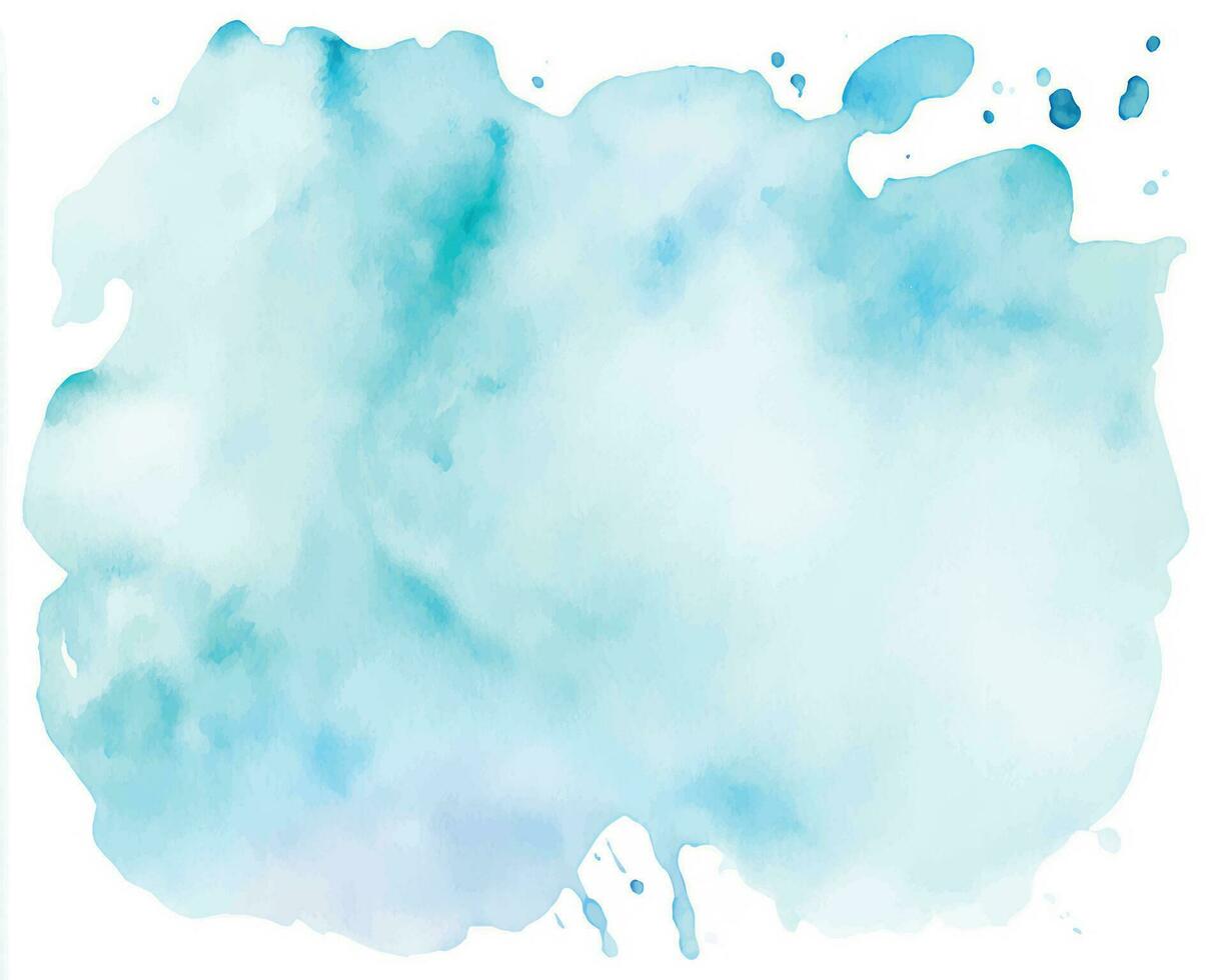 Soft watercolor splash stain background vector