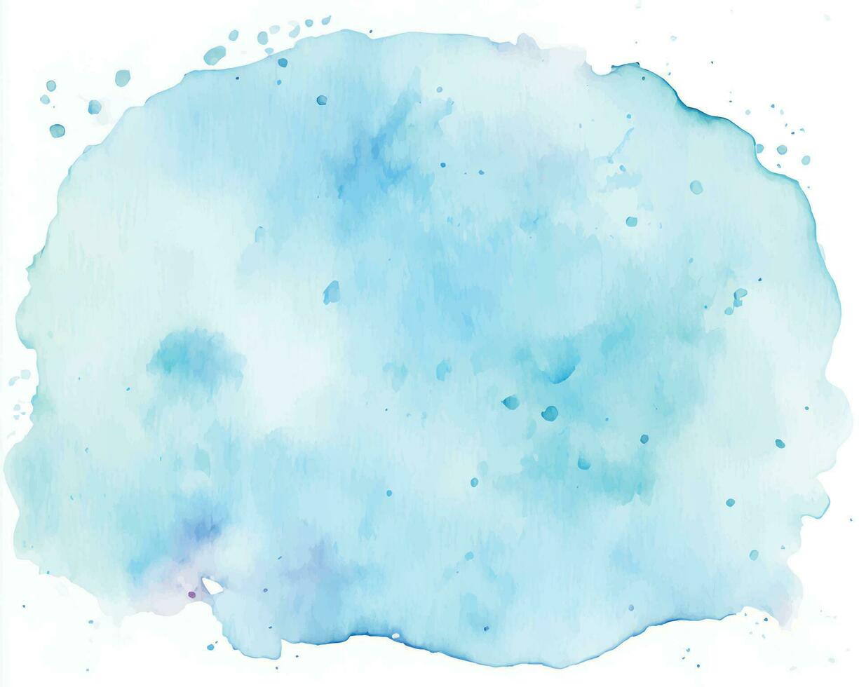 Soft watercolor splash stain background vector