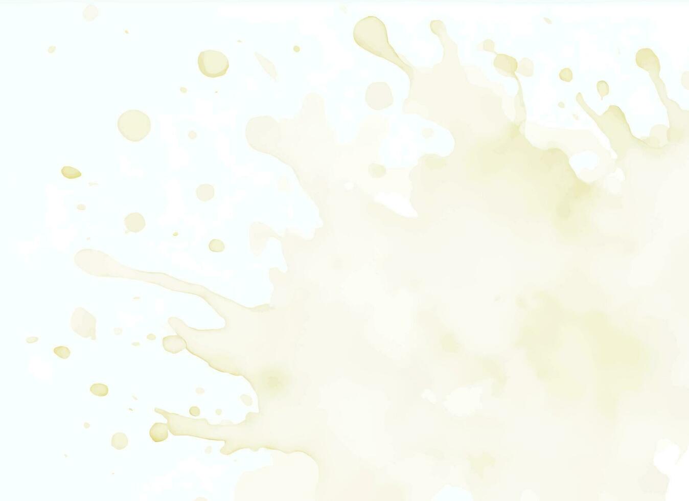 Soft watercolor splash stain background vector