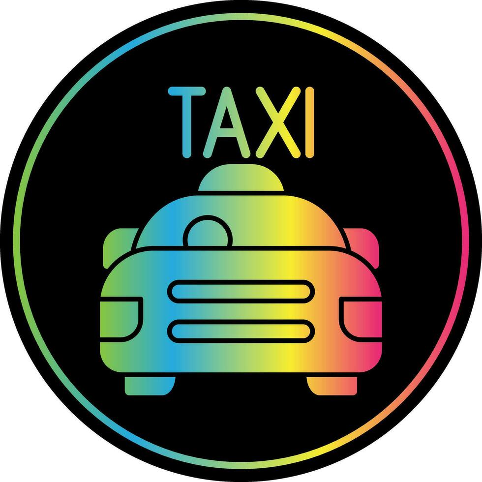 Taxi Vector Icon Design