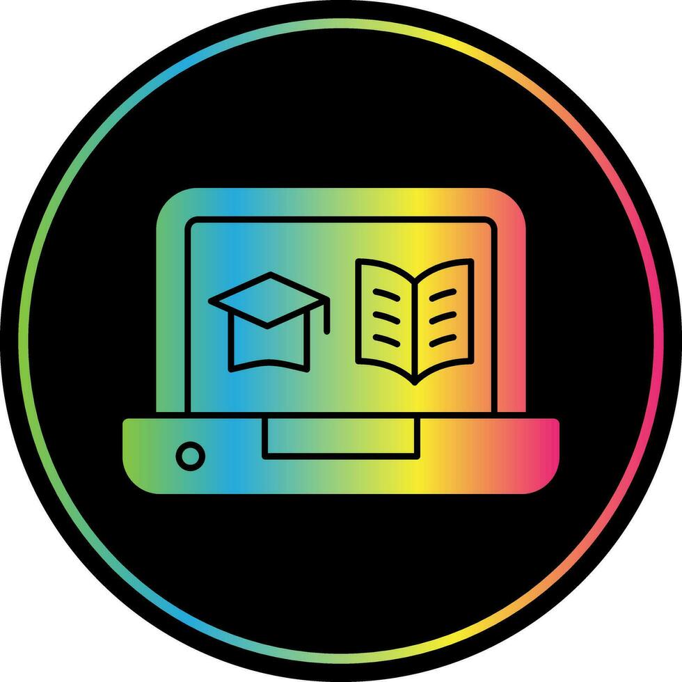 Online course Vector Icon Design