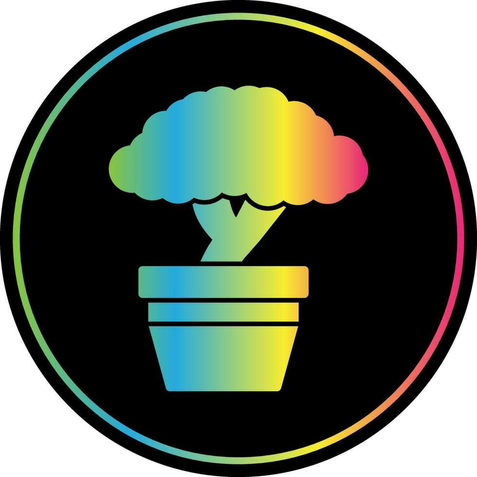 Bonsai Vector Icon Design