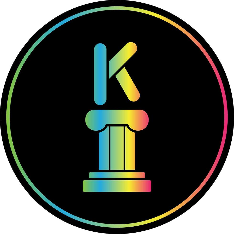 Kappa Vector Icon Design