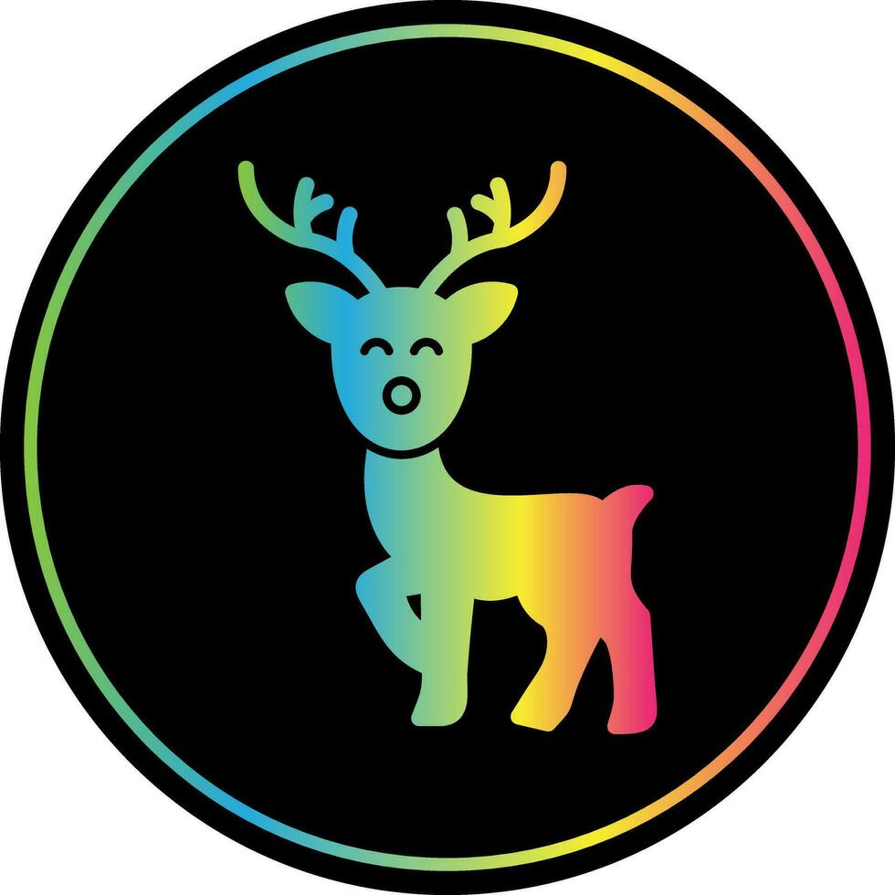 Reindeer Vector Icon Design