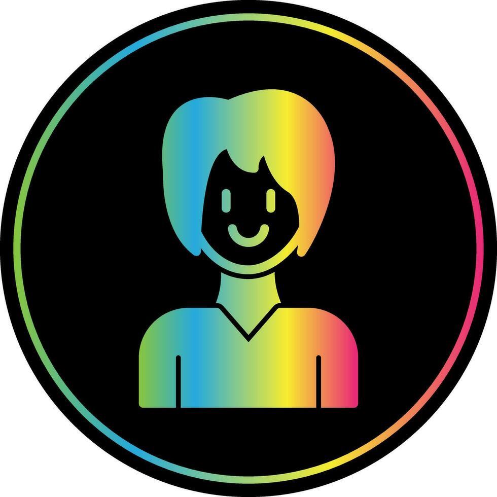 Girl Vector Icon Design