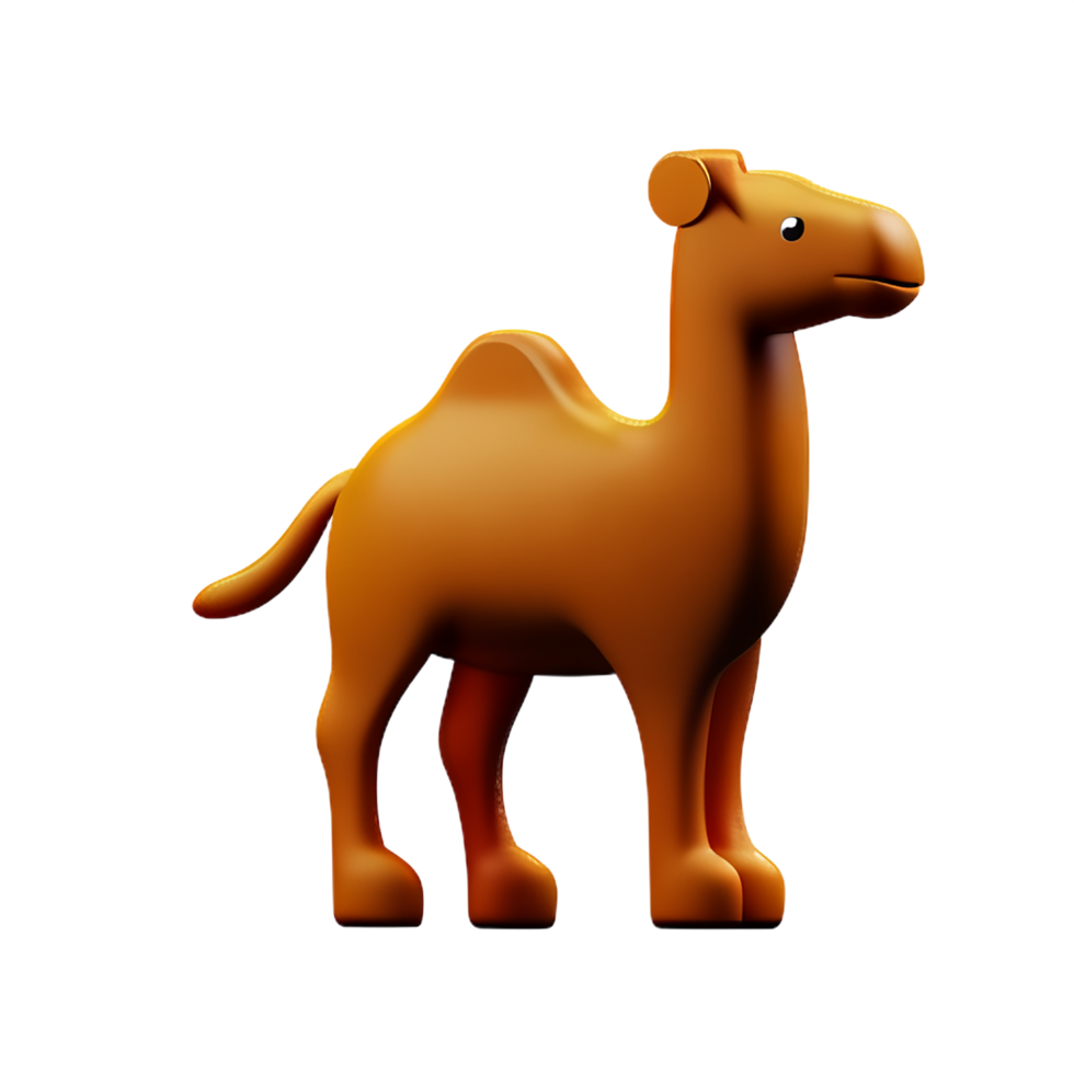 camel 3d rendering icon illustration png