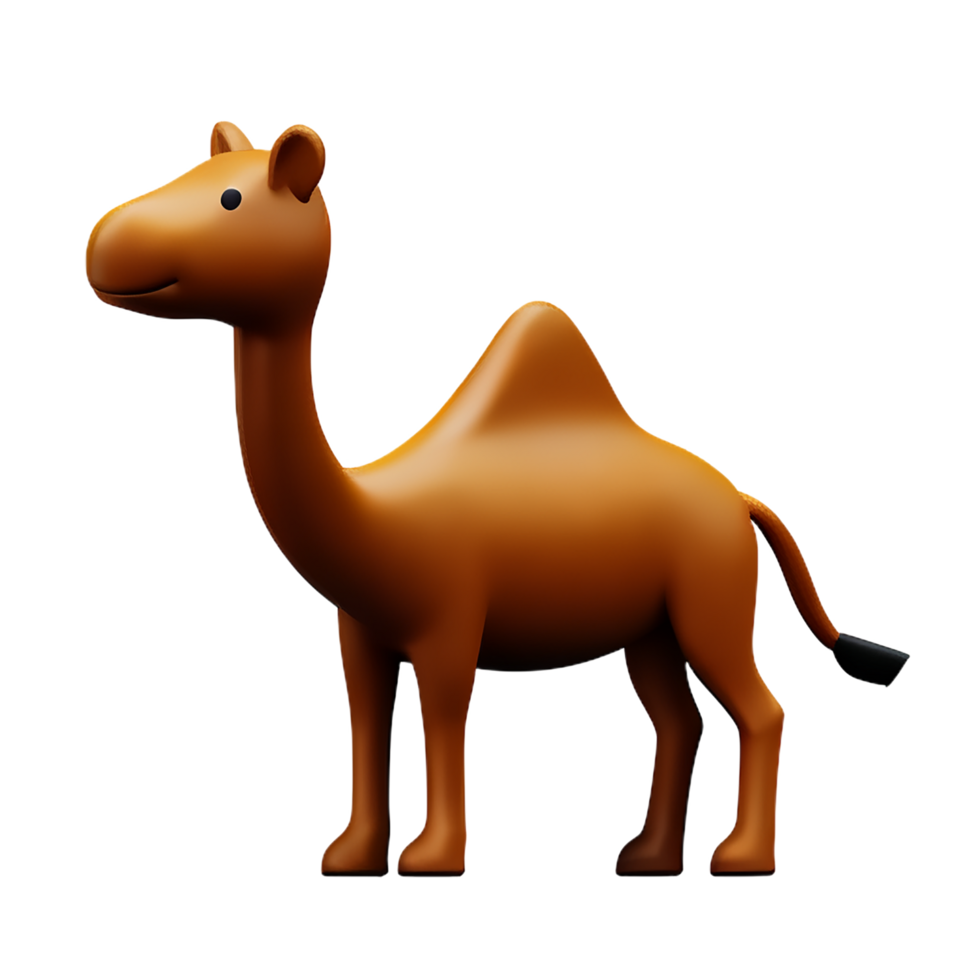 camel 3d rendering icon illustration png